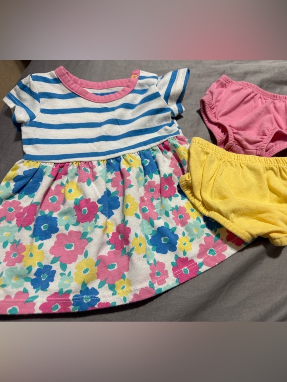 Healthtex Dress with 2 Diaper Covers